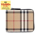 バーバリー 【期間限定セール！5％OFF】バーバリー BURBERRY 財布 メンズ ラウンドファスナー二つ折り財布（小銭入れ付き） DANIELS [チェック ラウンドジップウォレット] 80710811 DFC:143231 A7026 ARCHIVE BEIGE【英国】【mkd_5】