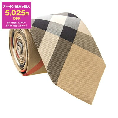 【最大5,025円クーポン】バーバリー BURBERRY ネクタイ MANSTON メンズ 80138181 M:110354 A7026 ARCHIVE BEIGE【英国】【2025SS】