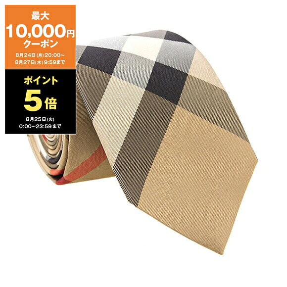 【10％OFFクーポン対象】バーバリー BURBERRY ネクタイ MANSTON メンズ 80138181 M:110354 A7026 ARCHIVE BEIGE【英国ブランド】【2025AW】