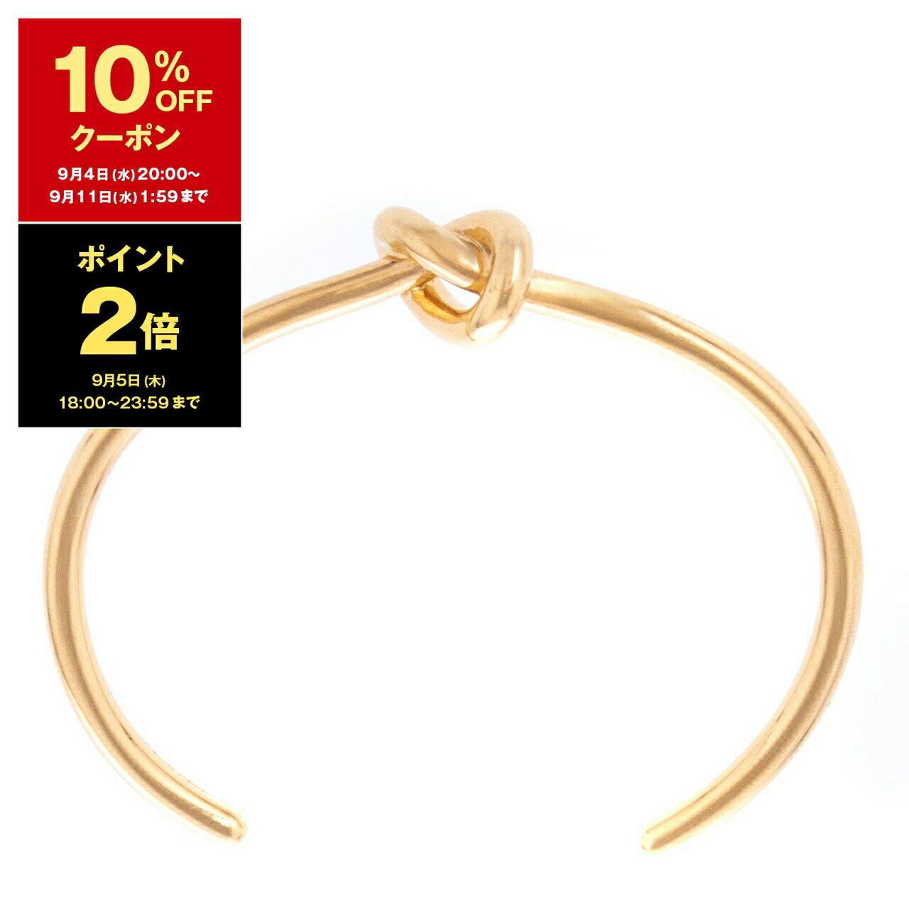 【5％OFFクーポン＆ポイント3倍】セリーヌ CELINE レディース ブレスレット ゴールド KNOT EXTRA-THIN BRACELET ノット エクストラシンブレスレット 46P46 6BRA 35OR GOLD