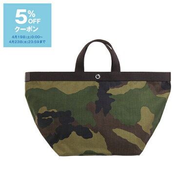 【5%OFFクーポン対象】エルベシャプリエ HERVE CHAPELIER バッグ レディース メンズ トートバッグ CAMOUFLAGE カモフラージュ コーデュラナイロン舟型トートL 迷彩 725W 49-69 FORET-MOKA【レイングッズ】
