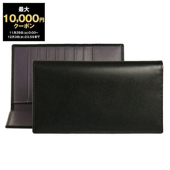 【最大10,000円クーポン】エッティンガー ETTINGER 財布 長財布 ブラック/パープル COAT WALLET WITH 8 C/C メンズ ST806AJR BLACK/PURPLE PURPLE/STERLING COLLECTION【英国ブランド】