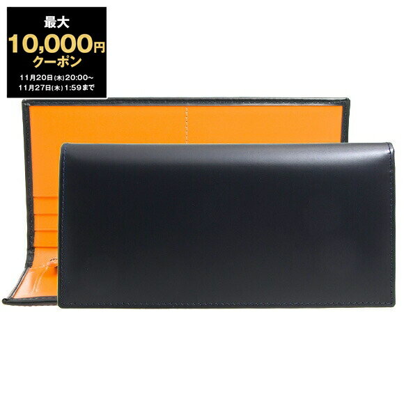 【最大10,000円クーポン】エッティンガー ETTINGER 財布 長財布（小銭入れ付き） ネイビー ブライドルレザー LONG WALLET WITH ZIPPED POCKET メンズ BH953AEJR NAVY BRIDLE HIDE COLLECTION【英国ブランド】