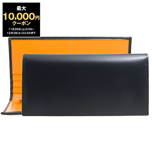 【最大10,000円クーポン】エッティンガー ETTINGER 財布 長財布（小銭入れ付き） ネイビー ブライドルレザー LONG WALLET WITH ZIPPED POCKET メンズ BH953AEJR NAVY BRIDLE HIDE COLLECTION【英国ブランド】