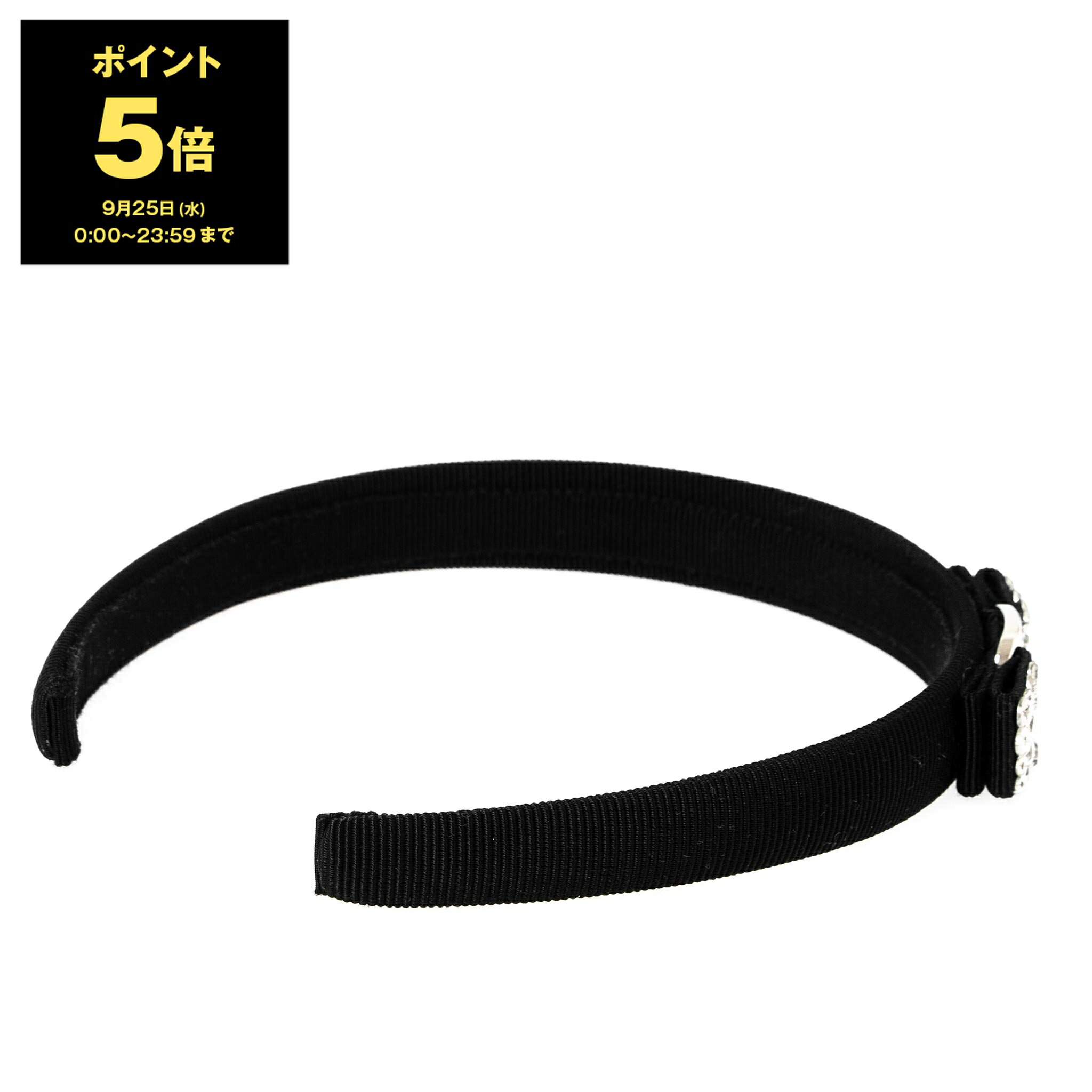 リボン（カチューシャ） 【ポイント3倍】フェラガモ FERRAGAMO カチューシャ VARA BOW HEADBAND [ヴァラ・リボン カチューシャ] 347581 713034 NERO