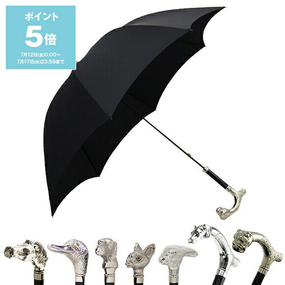 【ポイント5倍】フォックスアンブレラズ FOX UMBRELLAS 傘 メンズ 長傘 アニマルヘッド NICKEL FINISH ANIMAL HEAD HANDLE GT29 全7種 【晴雨兼用】【国内配送】【レイングッズ】【英国】