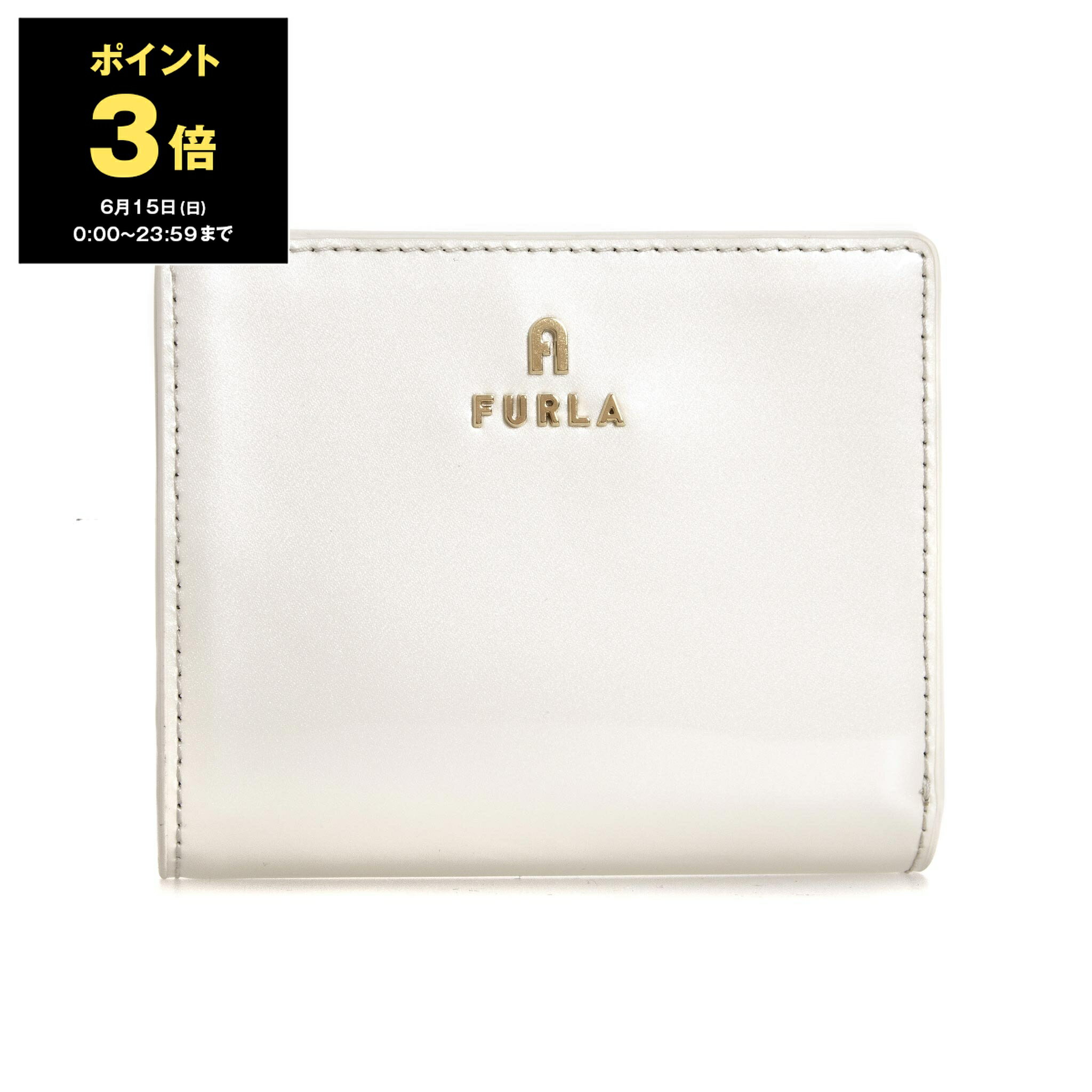 【ポイント3倍】フルラ FURLA 財布 レディース ニつ折り財布 マシュマロホワイト CAMELI