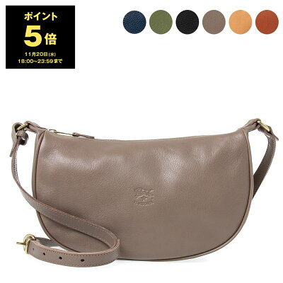 【10%OFFクーポン対象】イルビゾンテ IL BISONTE バッグ レディース ショルダーバッグ CLASSIC CROSSBODY BAG MEDIUM (Mサイズ) A2145 BCR021 PV0001 / PVX001【2023AW】