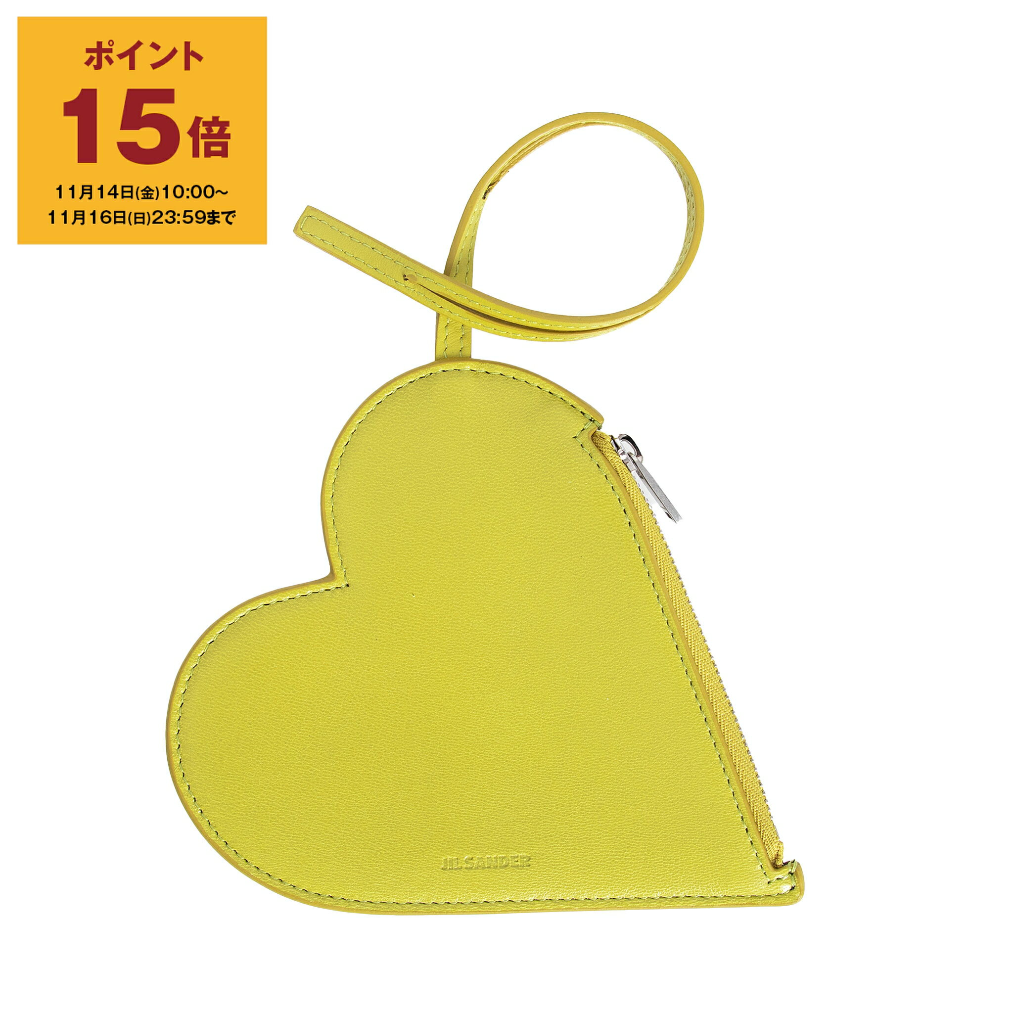 【ポイント15倍】ジルサンダー JIL SANDER レディース ポーチ HEART POUCH [ハートポーチ] J08VL0005 P5628 703 FLAX