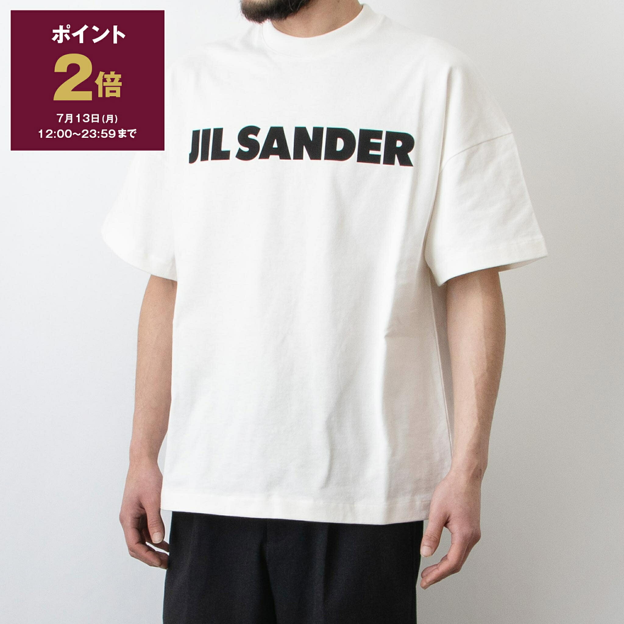 【ポイント2倍】ジルサンダー JIL SANDER 半袖Tシャツ LOGO T-SHIRT [ロゴTシャツ] メンズ レディース J22GC0221 J2034【2026SS】