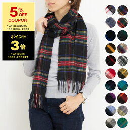 ジョンストンズ マフラー（レディース） 【ポイント5倍】ジョンストンズ JOHNSTONS カシミアマフラー（カシミヤ） CASHMERE TARTAN SCARF WA000016 WA16【英国】