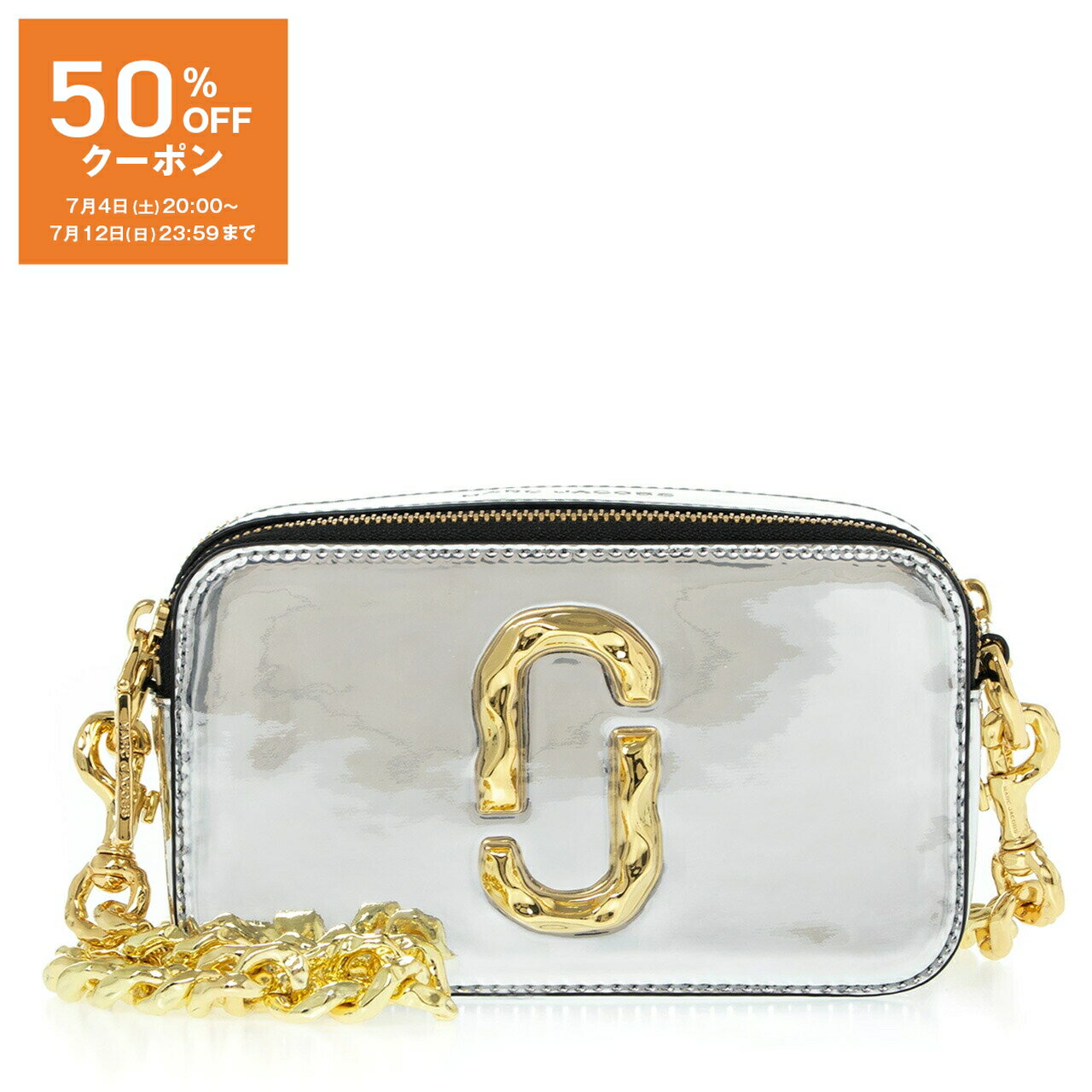 乐天商城 - 【1,000円クーポン＆ポイント3倍】マークジェイコブス MARC JACOBS バッグ レディース 2WAYショルダー/クラッチバッグ シルバー SNAPSHOT SMALL CAMERA BAG [スナップショット] H152M06PF22 040 SILVER【アウトレット】