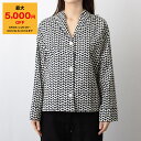 【ポイント3倍＆期間限定セール！15％OFF】マックスマーラ S MAX MARA レディース 長袖シャツ ELENA 91110832000 001 ECRU/BLUE【mkd_15】