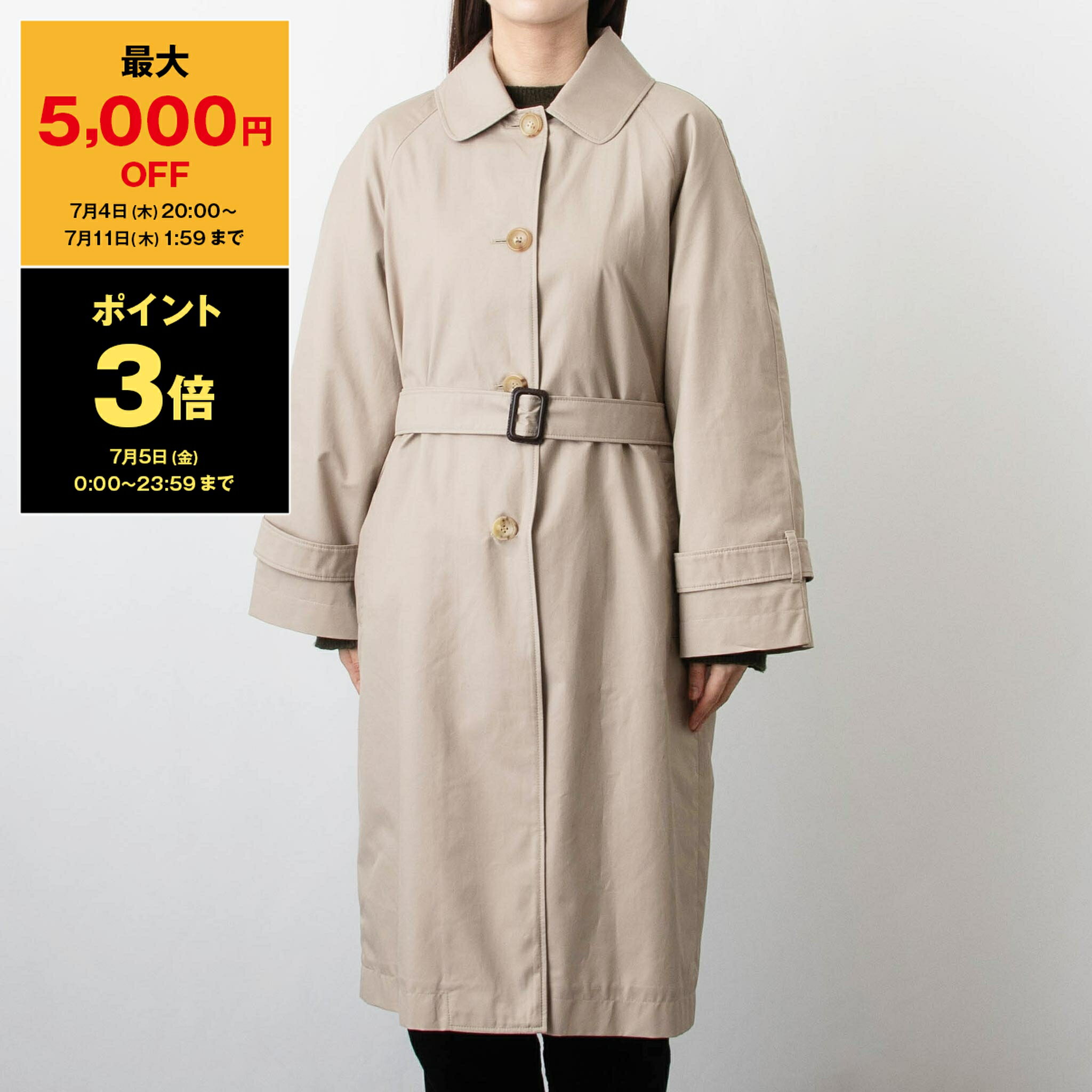 【ポイント3倍】マックスマーラ ザ・キューブ MAX MARA THE CUBE レディース コート FTRENCH 19021084【レイングッズ】【2024SS】