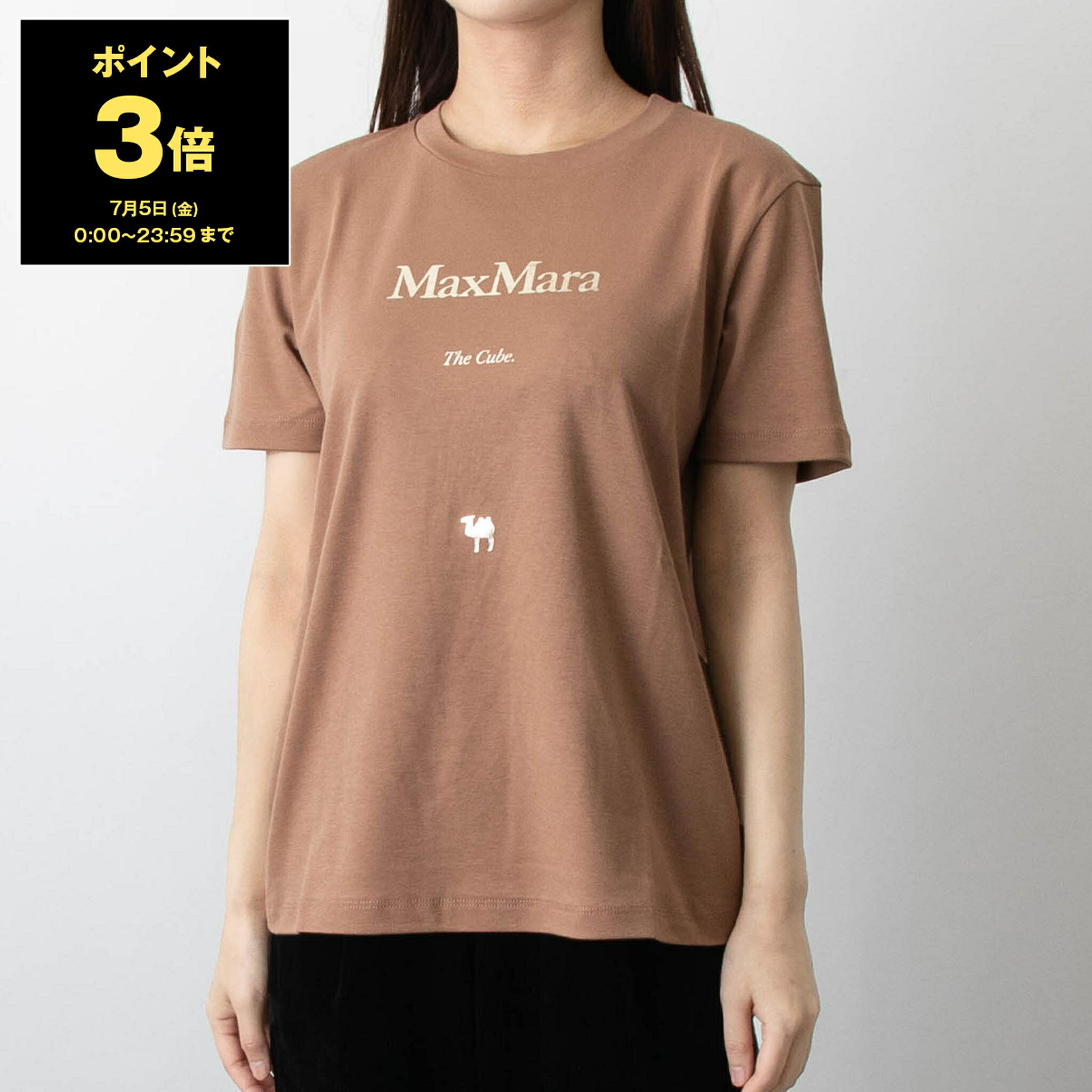 【ポイント3倍】マックスマーラ S MAX MARA レディース 半袖Tシャツ QUIETO [コットン ジャージー Tシャツ] 19971011【2024SS】