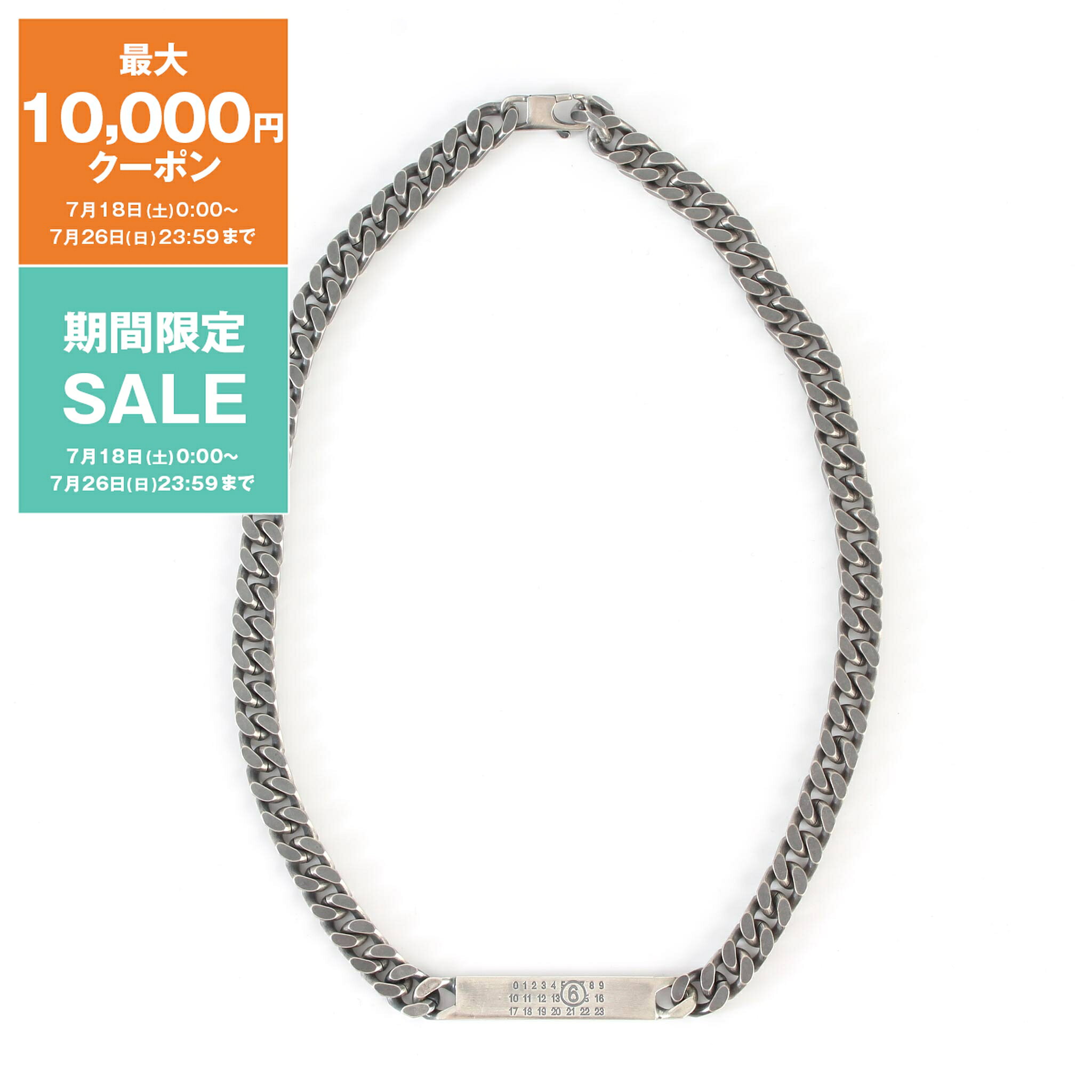 エムエム6 メゾンマルジェラ MM6 MAISON MARGIELA ネックレス NUMERIC CHAIN NECKLACE  レディース SM6UU0033 SV0235
