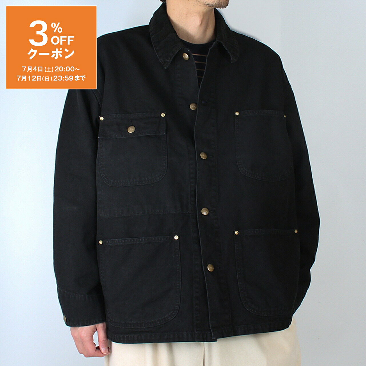 乐天商城 - 【1,000円クーポン＆ポイント3倍】オアスロウ ORSLOW カバーオールジャケット RELAX FIT OXFORD COVERALL メンズ 01-6034【2026SS】