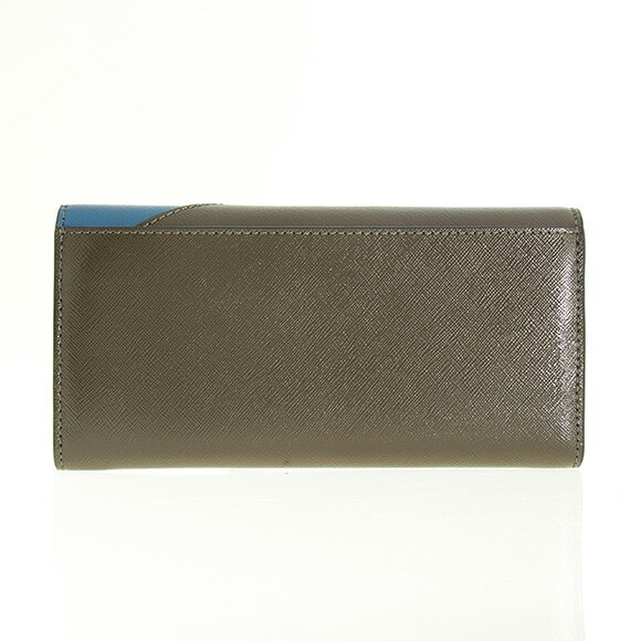 マークジェイコブス MARC JACOBS 財布 レディース 長財布 SAFFIANO METAL LETTERS FLAP CONTINENTAL [サフィアノ メタルレター フラップ コンティネンタル] ビンテージブルー M0013332 497 VINTAGE BLUE MULTI