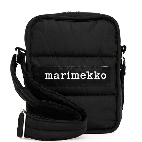 マリメッコ マリメッコ MARIMEKKO バッグ レディース ショルダーバッグ ブラック PADDED BAGS II LEIMEA SHOULDER BAG 090805 / 049257 009 BLACK【レイングッズ】【2024SS】