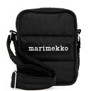 マリメッコ MARIMEKKO バッグ レディース ショルダーバッグ ブラック PADDED BAGS II LEIMEA SHOULDER BAG 090805 / 049257 009 BLACK【レイングッズ】【2024SS】