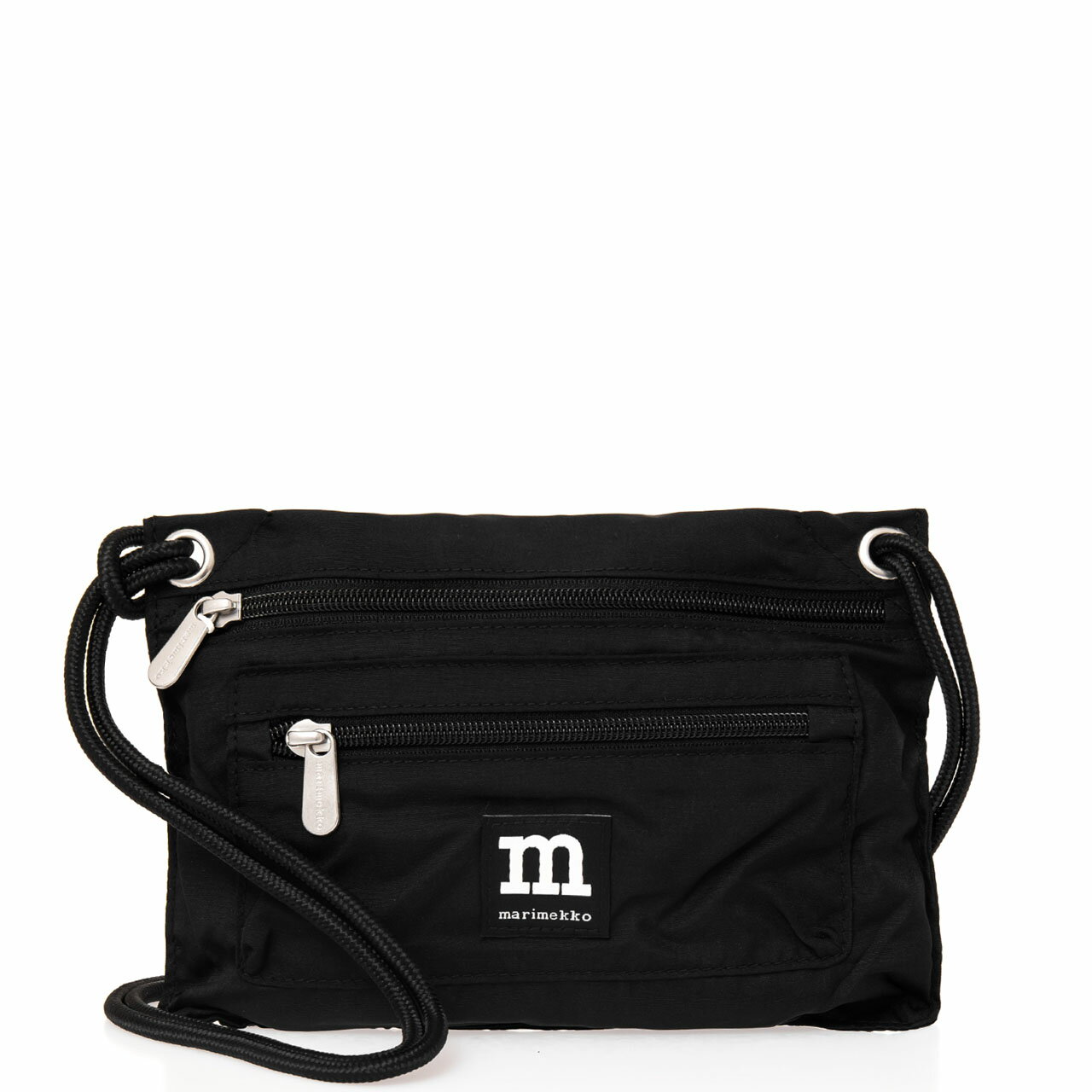 マリメッコ MARIMEKKO バッグ レディース ショルダーバッグ ブラック SMART TRAVELBAG BAG 49671 999 BLACK【2021SS】