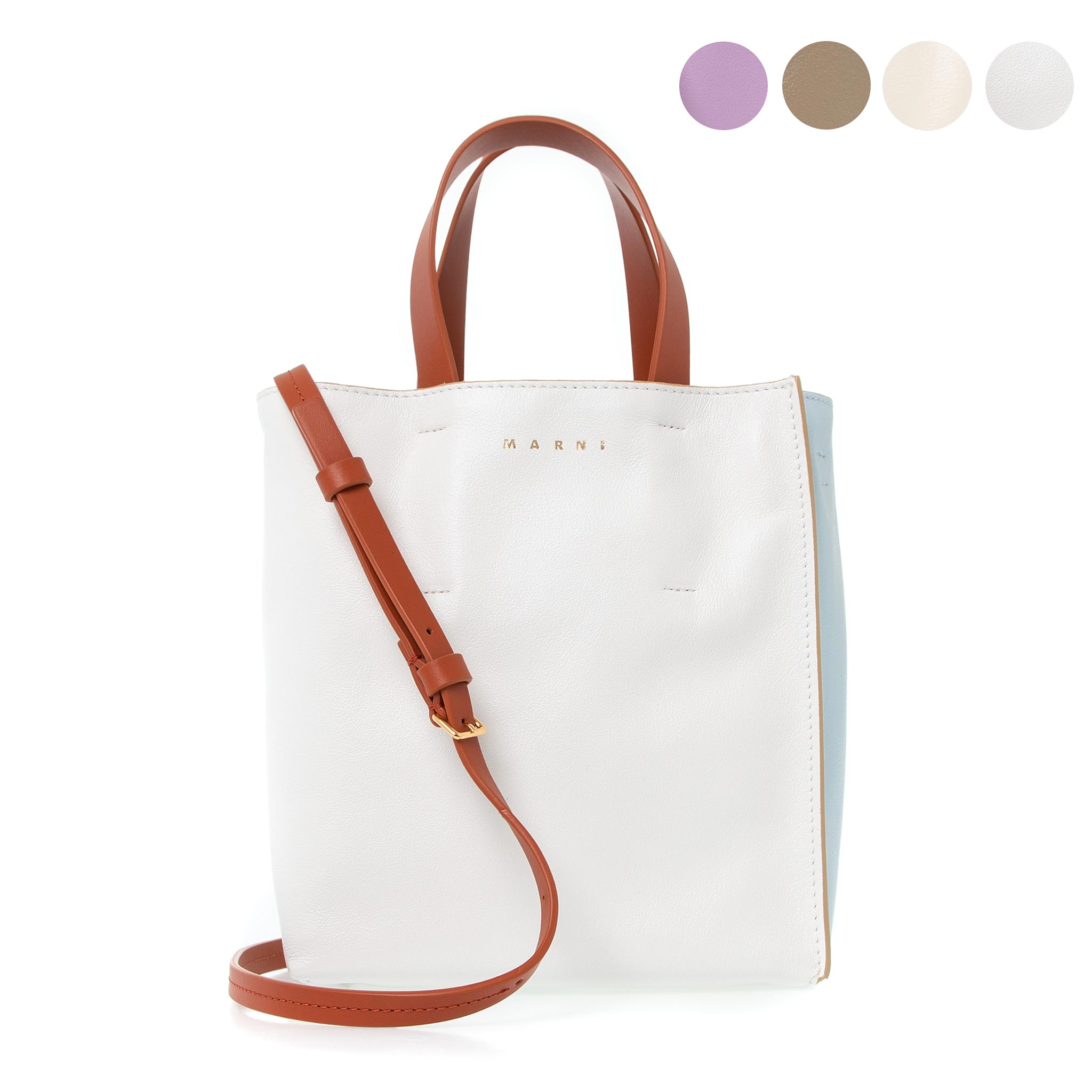 マルニ MARNI バッグ レディース 2WAYトート/ショルダーバッグ MUSEO SOFT MINI BAG [ミュゼオソフト ミニバッグ] SHMP0040Q0 P2644のサムネイル
