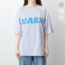 楽天ChelseaGardensUKマルニ MARNI レディース オーバーサイズTシャツ LOGO ORGANIC COTTON JERSEY T-SHIRT [ロゴ オーガニックジャージーTシャツ] THJET49EPH USCS11