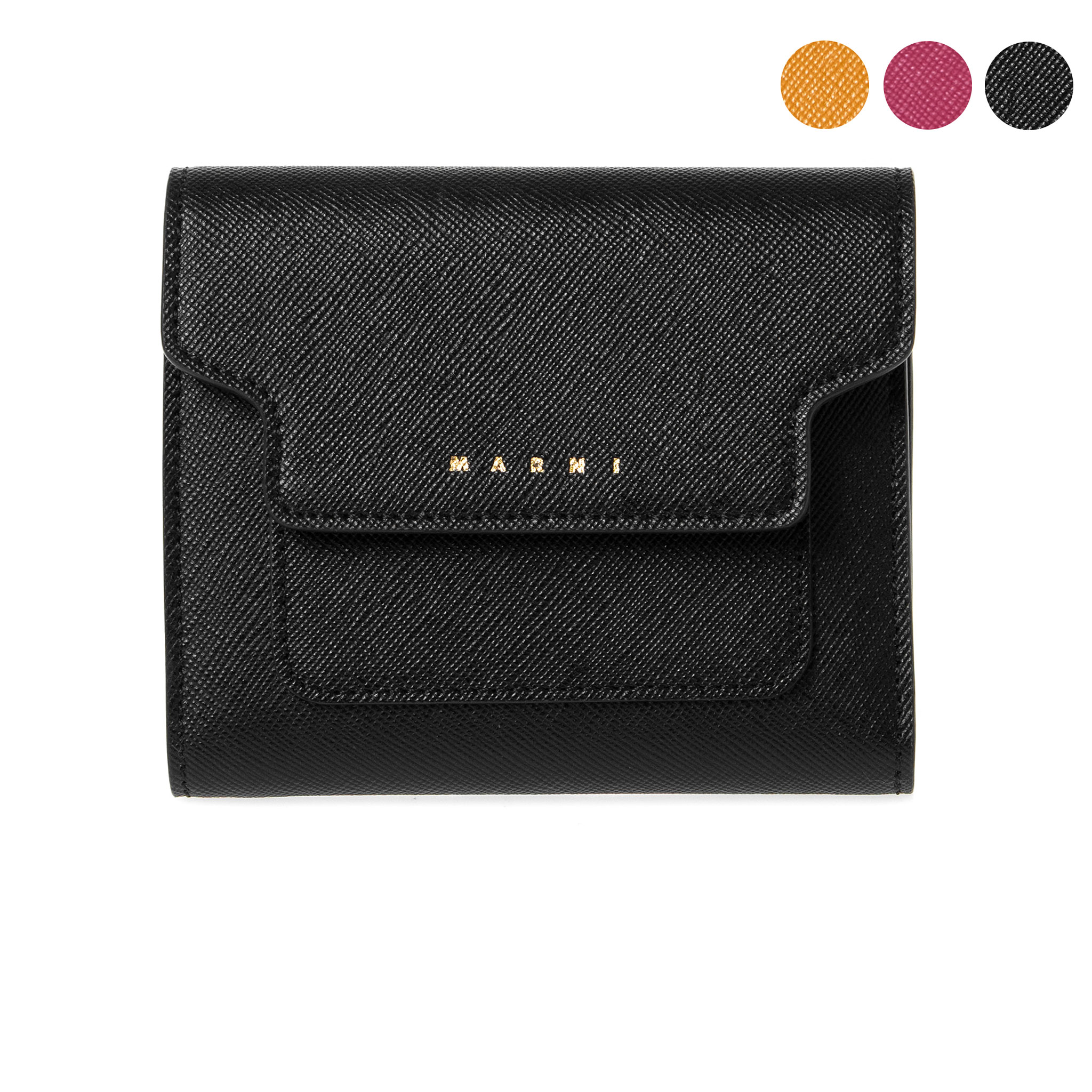 マルニ MARNI 財布 レディース 三つ折り財布 SQUARE WALLET W/FLAP PFMO0052U2 LV520