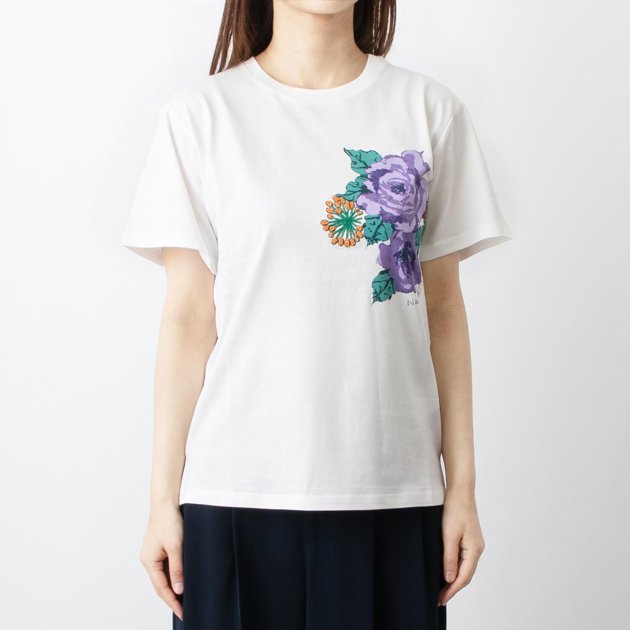 マックスマーラ ウィークエンド WEEKEND MAX MARA レディース 半袖Tシャツ LUIS [コットン プリント Tシャツ] 59710531600 006 WHITE