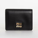 ミュウミュウ MIU MIU 財布 レディース 二つ折り財布 SOFT CALF SMALL LEATHER WALLET [レザー] 5MV204 2E6Y【ミニ財布】【2024SS】