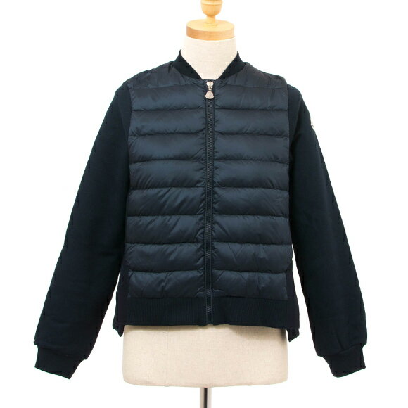 モンクレール MONCLER ガールズ ダウンカーディガン ネイビー MAGLIA CARDIGAN 84678.05 809D2 742 NAVY