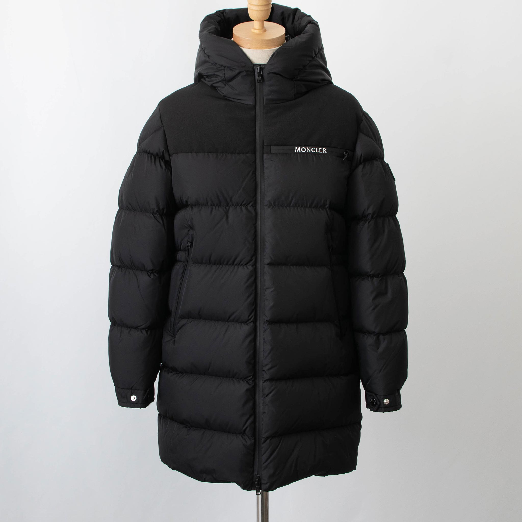 モンクレール MONCLER レディース ダウンコート ブラック NURAY 1C538.20 68352 999 BLACK