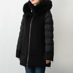 ムーレー MOORER レディース ダウンコート COATS FRESIA-LE MODGI300007 TEPA209 U0001 BLACK