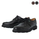 パラブーツ PARABOOT メンズ レザーシューズ AVIGNON/GRIFF II DERBY Uチップシューズ アヴィニョン 7051 PLAIN LEATHER【2024SS-】