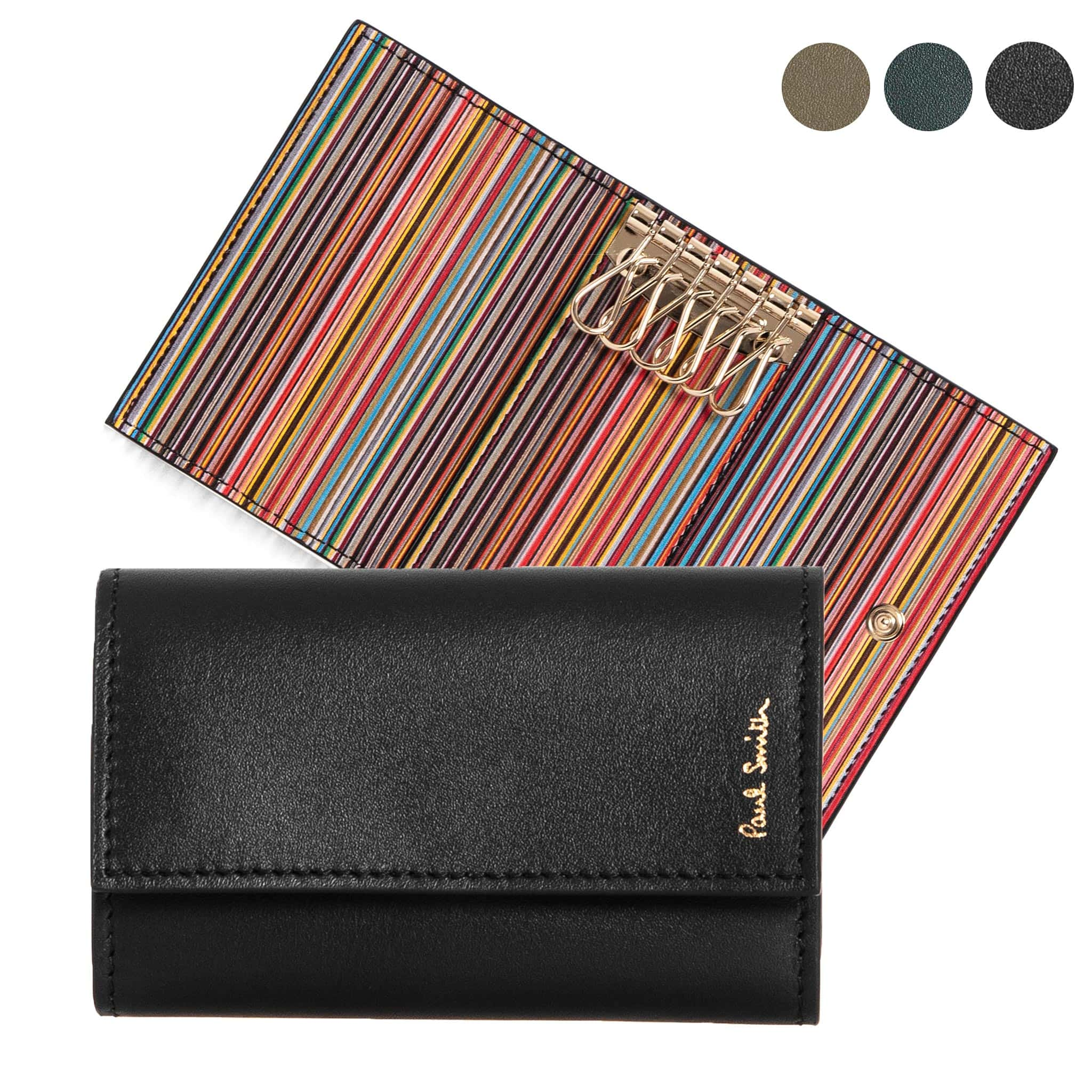 ポールスミス キーケース（メンズ） ポールスミス PAUL SMITH メンズ キーケース MENS WALLET KEYCASE M1A-1981 BMULTI【英国】