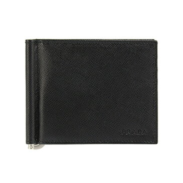 プラダ PRADA 財布 メンズ 二つ折り財布(マネークリップ) ブラック 黒 BILLFOLD 2MN077 053 F0002 NERO