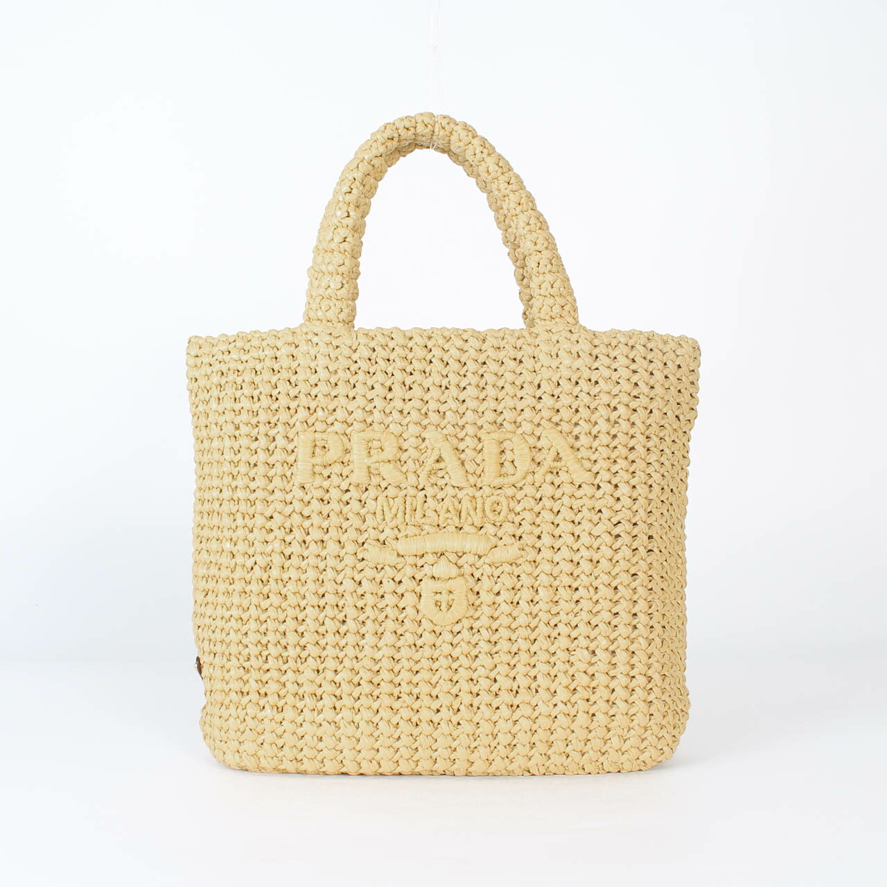 乐天商城 - プラダ PRADA バッグ かごバッグ トートバッグ CROCHET SMALL TOTE BAG [クロシェ トートバッグ S] レディース 1BG422 2C2T【2026SS】