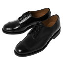 サンダース SANDERS レディース レザーシューズ ブラック MILITARY DERBY SHOE ミリタリーダービーシューズ 1830B 266 BLACK ドレスシューズ 外羽根【英国】