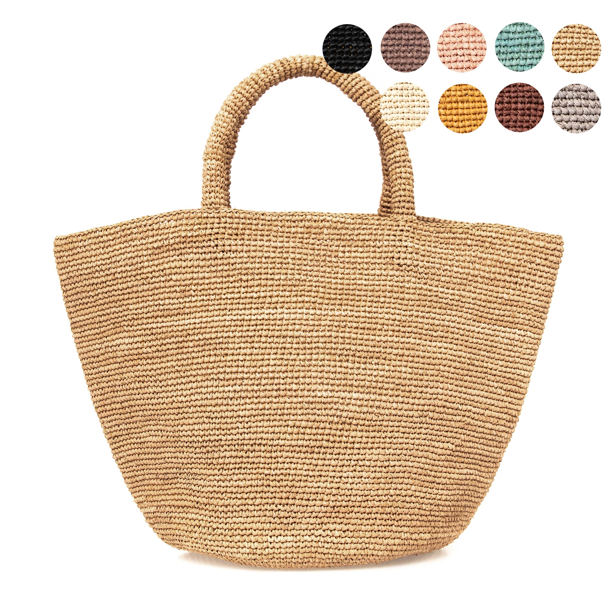 サンアルシデ SANS ARCIDET バッグ レディース かごバッグ トートバッグ KAPITY MA MEDIUM RAFFIA TOTE BAG 