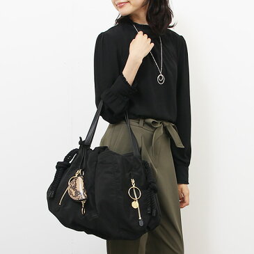 シーバイクロエ SEE BY CHLOE バッグ レディース ショルダーバッグ ブラック 黒 FLO SACS PORTE EPAULE CHS18SS942 390 001 BLACK【A4】