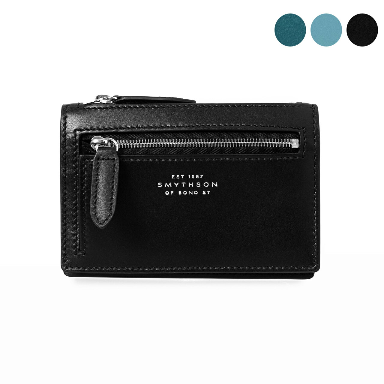 スマイソン SMYTHSON レディース カードケース BOND SMALL DOUBLE ZIP PURSE 1024051 