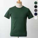 サンスペル SUNSPEL メンズ クルーネック半袖Tシャツ SHORT SLEEVE CREW NECK T-SHIRT MTSH0001 SUPIMA LONG STAPLE COTTON [全5色]【英国】