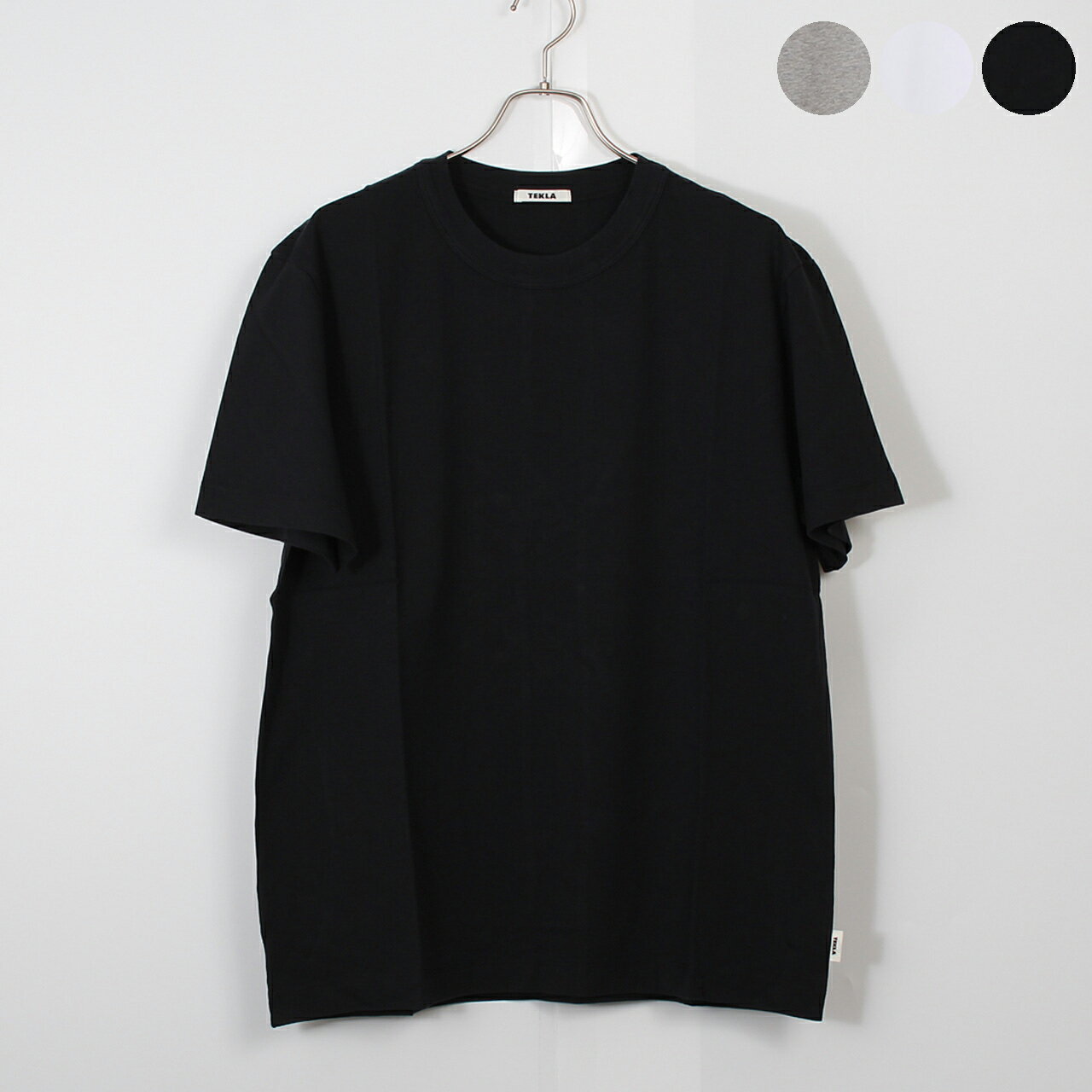 乐天商城 - テクラ TEKLA 半袖Tシャツ SLEEPING SHORT SLEEVED T-SHIRT [半袖Tシャツ] レディース メンズ TSH-BLA / TSH-GM / TSH-WH