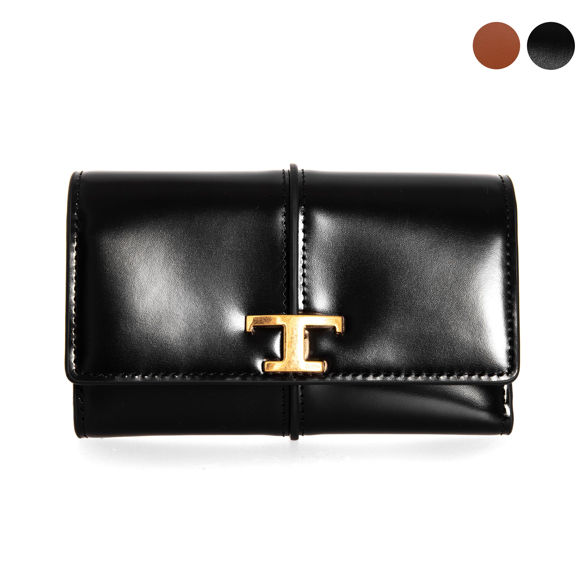 トッズ TOD'S 財布 レディース 三つ折り財布 T TIMELESS MEDIUM WALLET [T タイムレス] XAWTSKB3300 KET【2024SS】