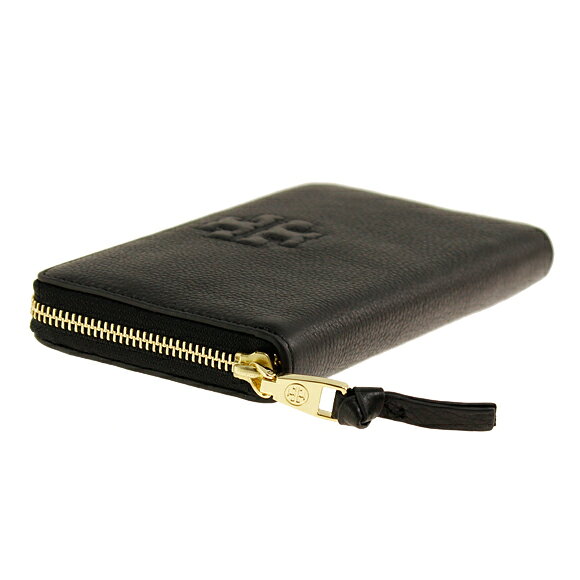 トリーバーチ TORY BURCH 財布 THEA レディース ラウンドファスナー長財布 ブラック THEA ZIP CONTINENTAL WALLET 22149063 001 BLACK
