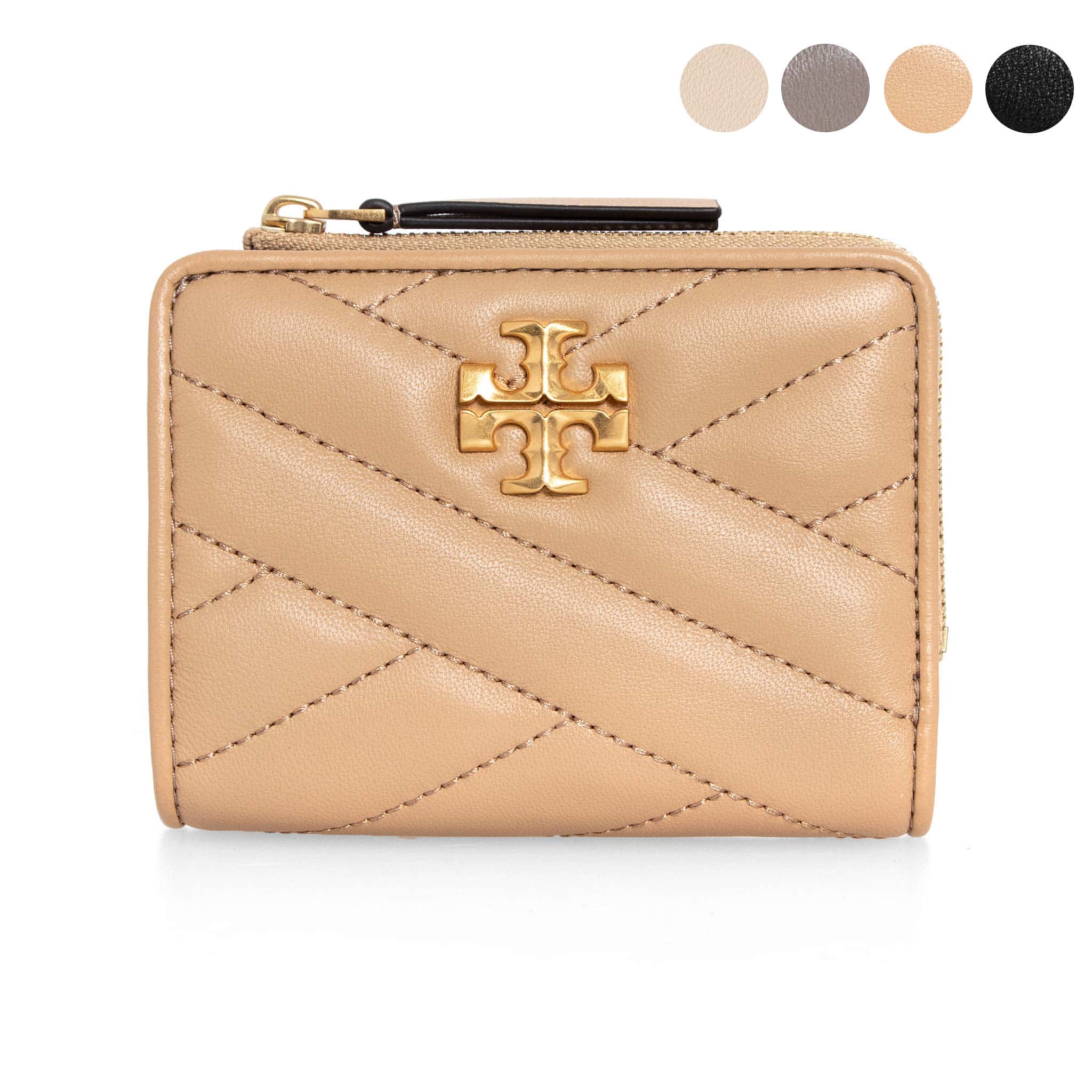 トリーバーチ TORY BURCH 財布 レディース 二つ折り財布 KIRA CHEVRON BI-FOLD WALLET キラ 153121【ミニ財布】【2024SS】