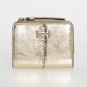 トリーバーチ ミニ財布 レディース トリーバーチ TORY BURCH 財布 レディース 二つ折り財布 MCGRAW METALIC BIFOLD WALLET [マックグロー] 152590【ミニ財布】【2024SS】【mkd_5】