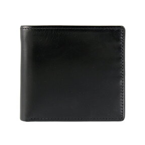 ホワイトハウスコックス WHITEHOUSE COX 財布 メンズ 二つ折り財布(小銭入れ付) ブラック COIN WALLET BRIDLE S7532 BLACK【英国】