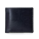 ホワイトハウスコックス WHITEHOUSE COX 財布 メンズ 二つ折り財布(小銭入れ付) ネイビー COIN WALLET BRIDLE S7532 NAVY【英国】