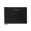 サンローランパリ SAINT LAURENT PARIS 財布 メンズ 二つ折財布(マネークリップ) ブラック CLASSIC SAINT LAURENT BILL CLIP WALLET 378005 BTY0N 1000 BLACK【2024SS】